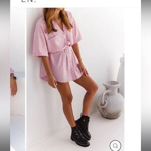 Shirt Dress with Belt